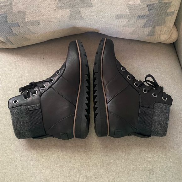 SOREL-Harlow Conquest-Black Winter Waterproof Boot 6.5,B NWOB - Picture 7 of 9